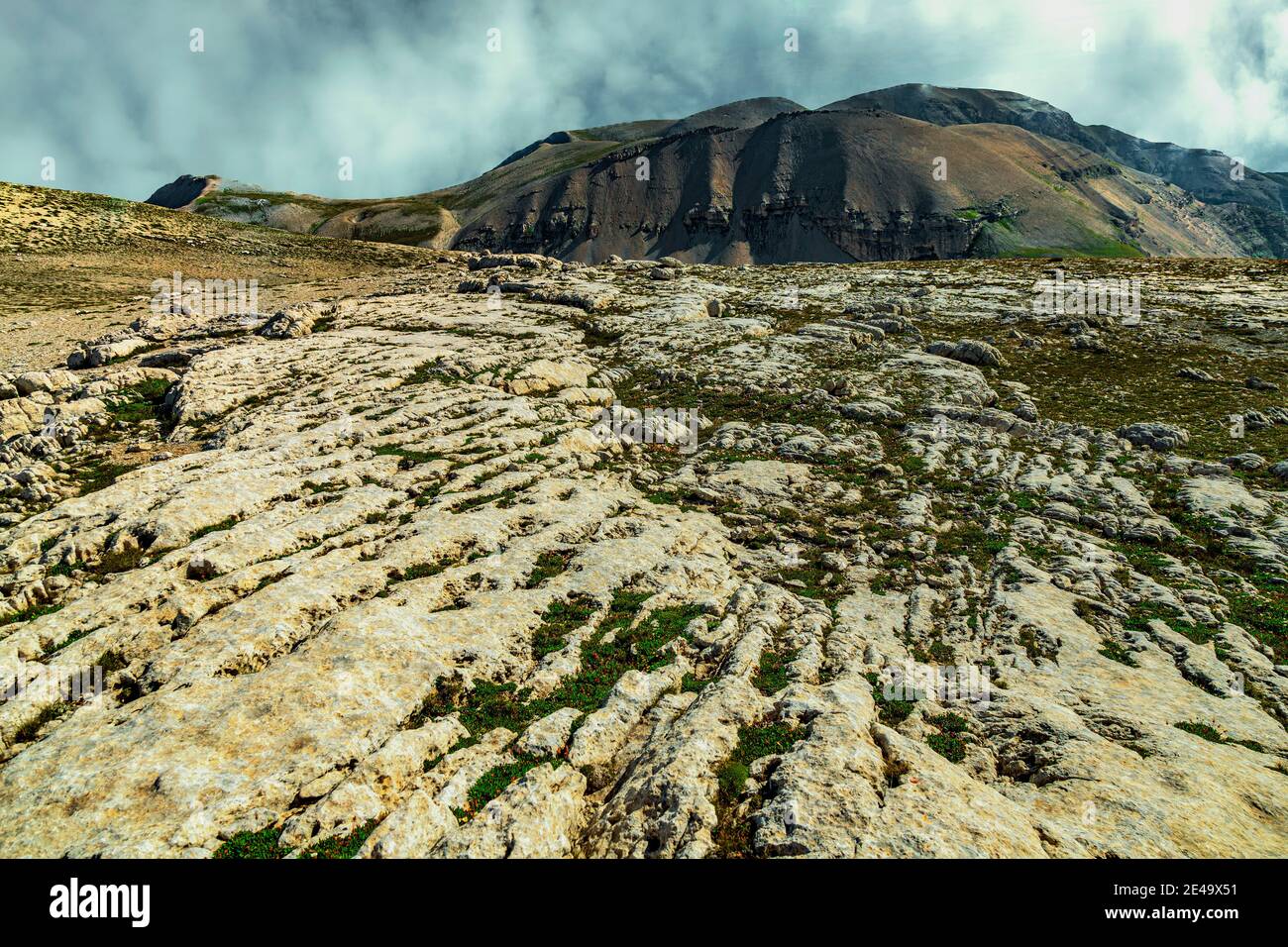From the path to the top of Monte Amaro, Maiella National Park, the ...