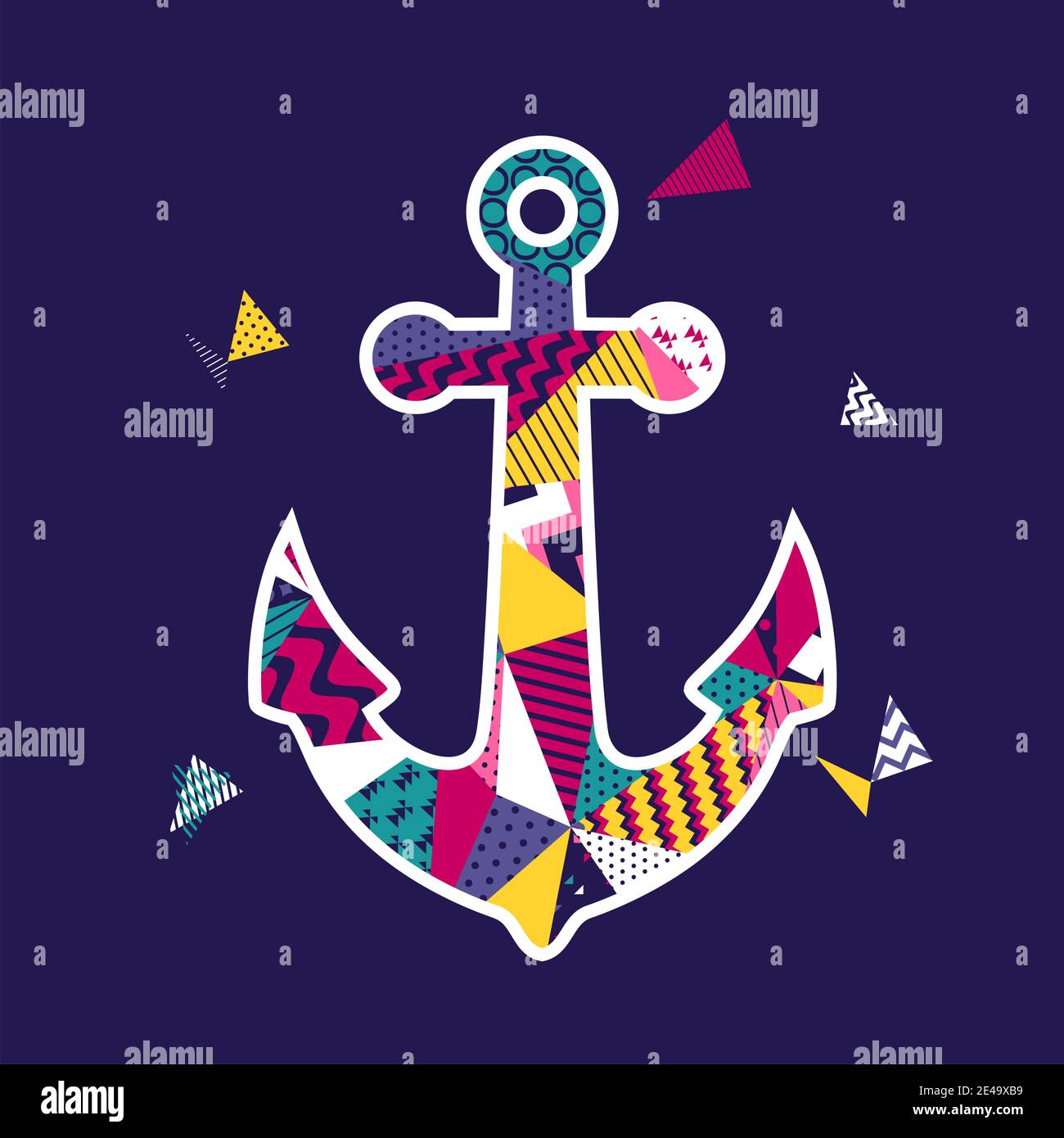 Anchor vector illustration Stock Vector Image & Art - Alamy