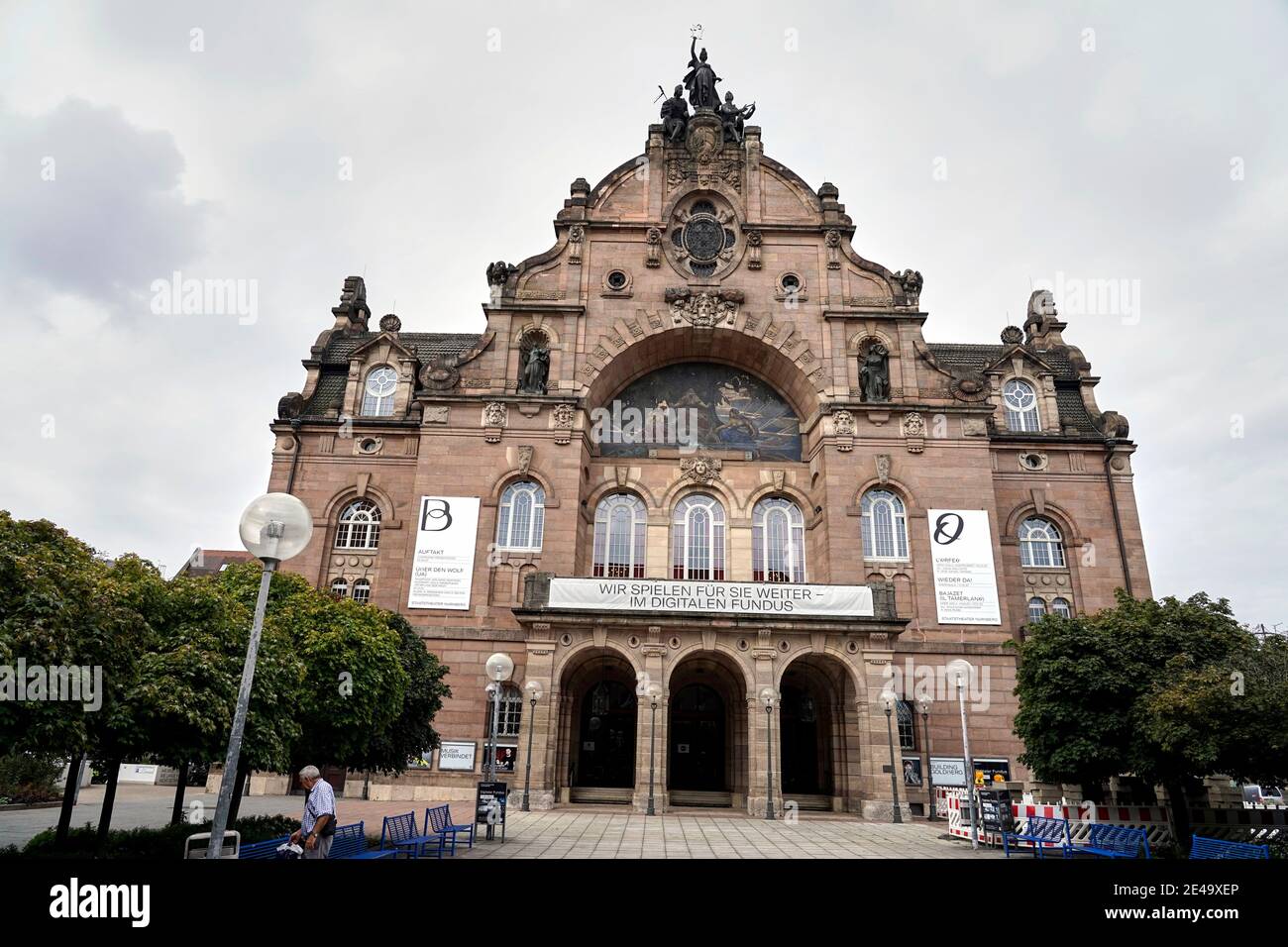 Deutschland, Bayern, Mittelfranken, Nürnberg, Staatstheater Nürnberg, Opernhaus Stock Photo