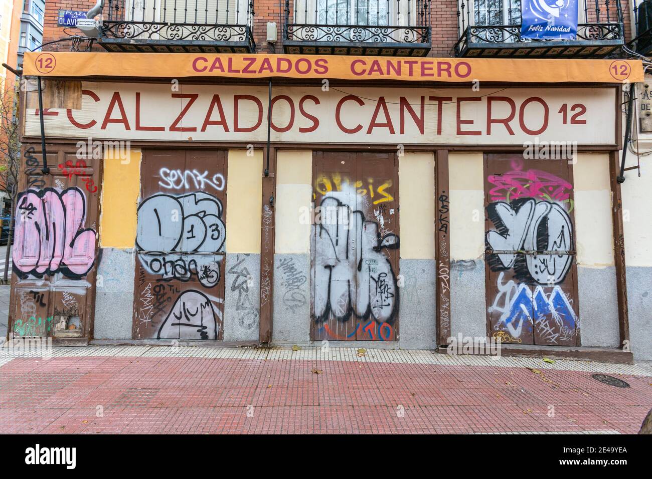 Calzados Cantero, shoe shop, Madrid, Spain Stock Photo Alamy
