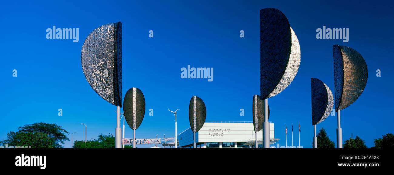 Sculptures at a museum, Discovery World, Milwaukee, Wisconsin, USA Stock Photo