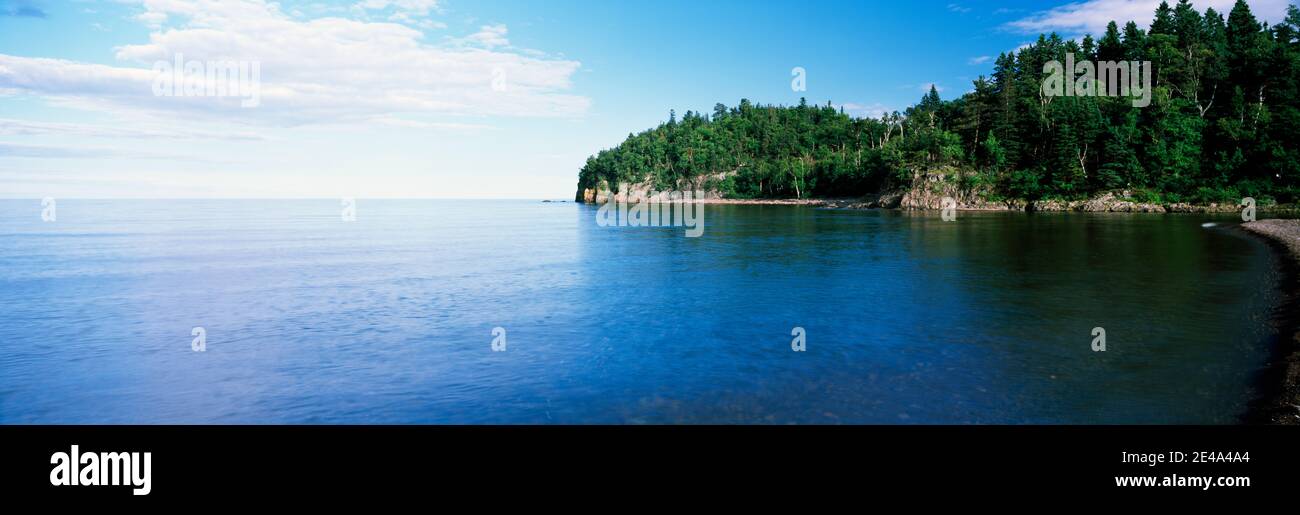 Lake view, Lake Superior, Duluth, Minnesota, USA Stock Photo