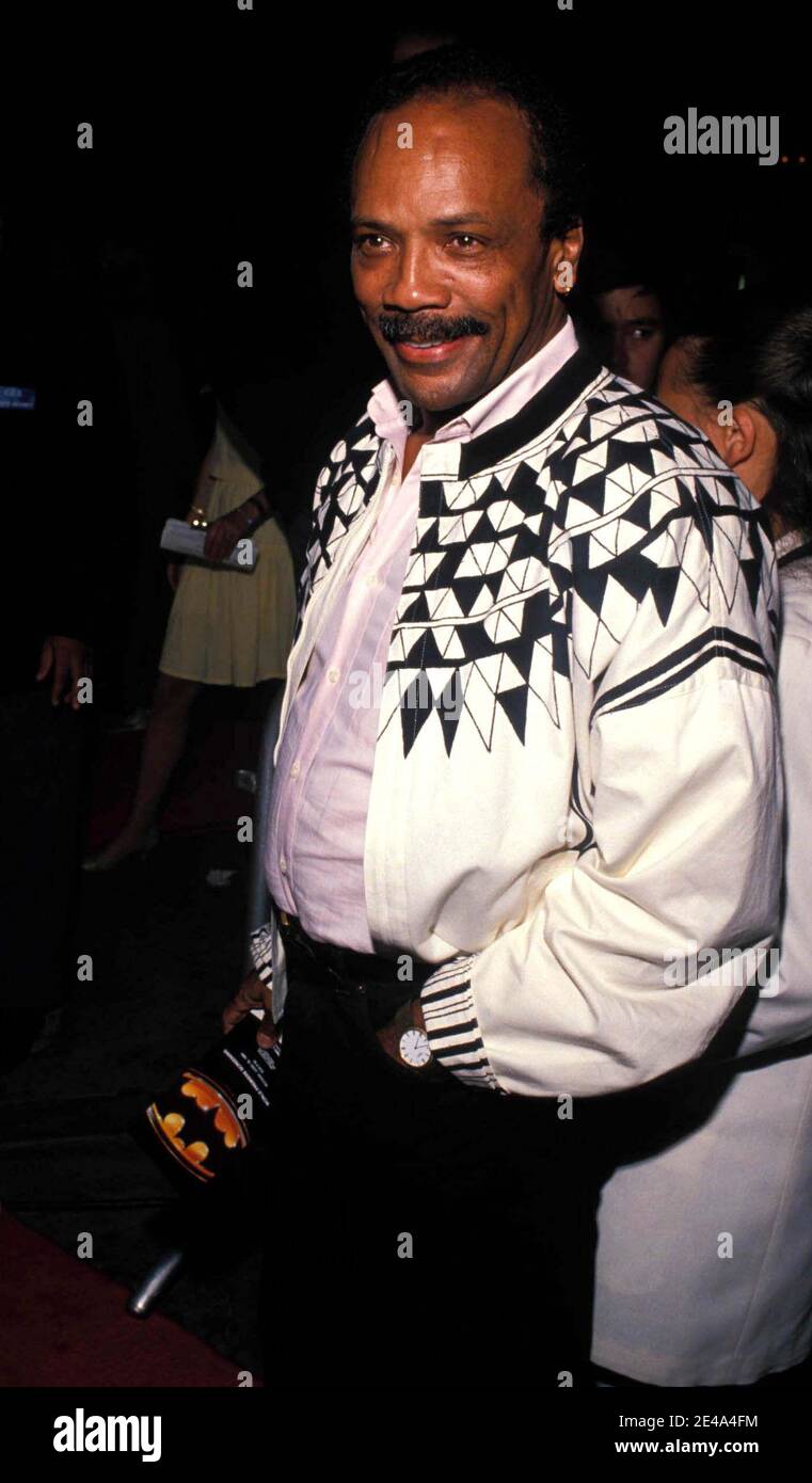 Quincy Jones 1989 Credit Ralph Dominguez/MediaPunch Stock Photo Alamy