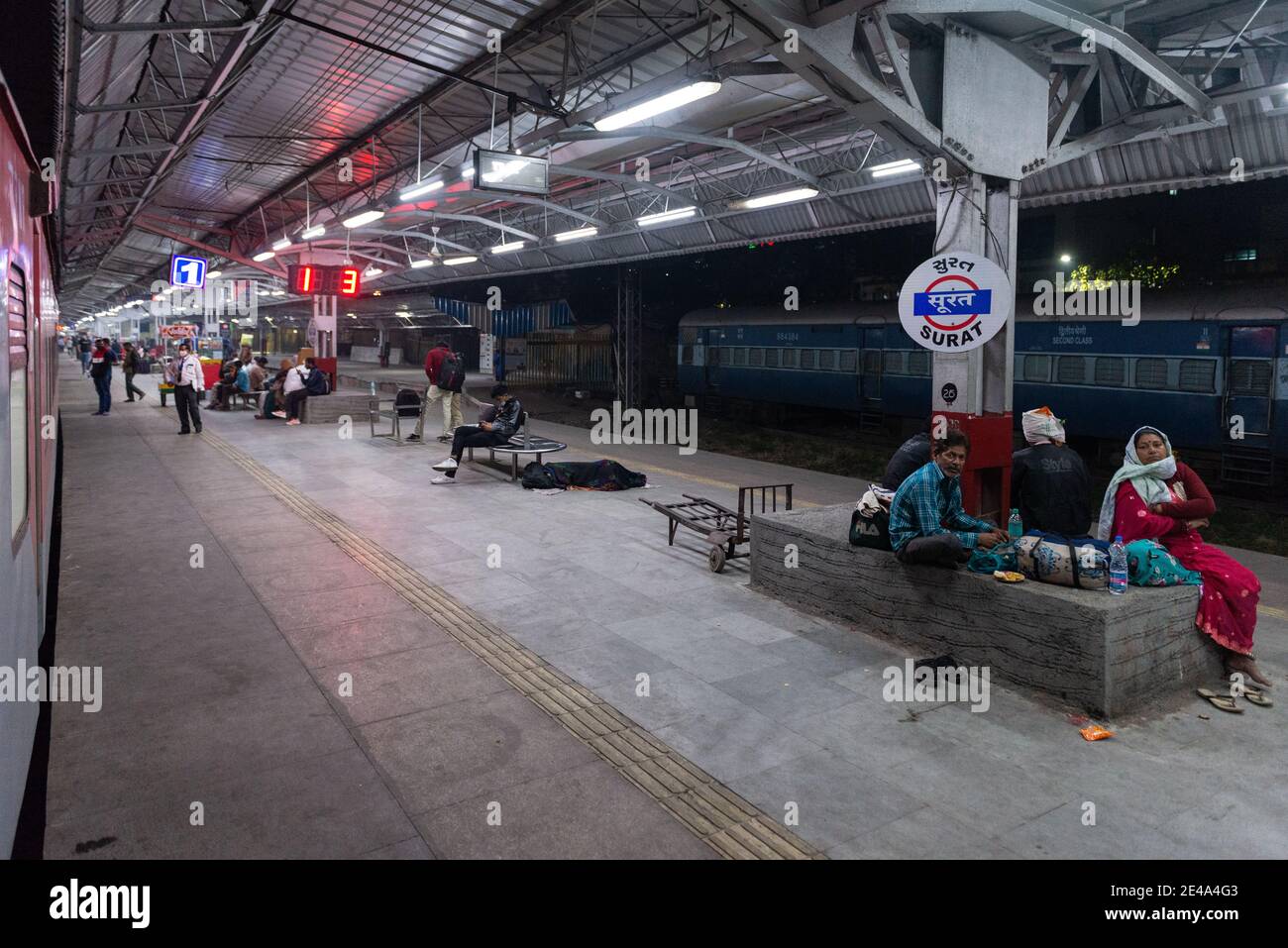 Train Station At Night