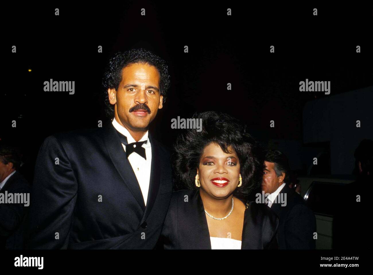 Oprah Winfrey And Stedman Graham 1988. Credit Ralph Dominguez