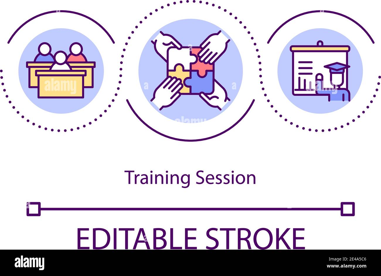 Training session Stock Vector Images - Alamy