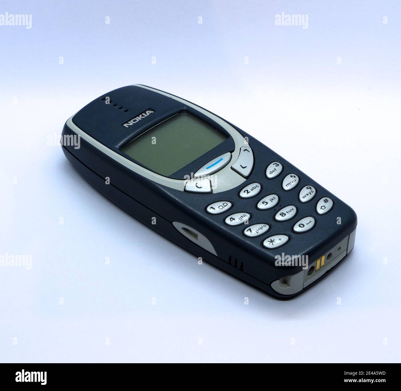 Photo of a Nokia 3310 classic mobile phone in blue announced 1 ...