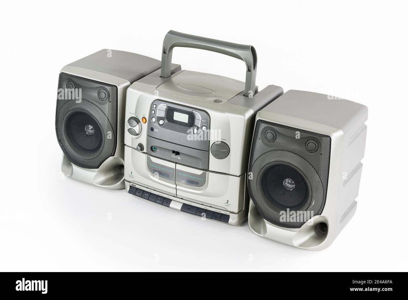 Portable AM/FM Radio Cassette Recorder,Vintage Radio Cassette  Recorder,AM/FM Radio Cassette Recorder,80's Classic Style,Modern