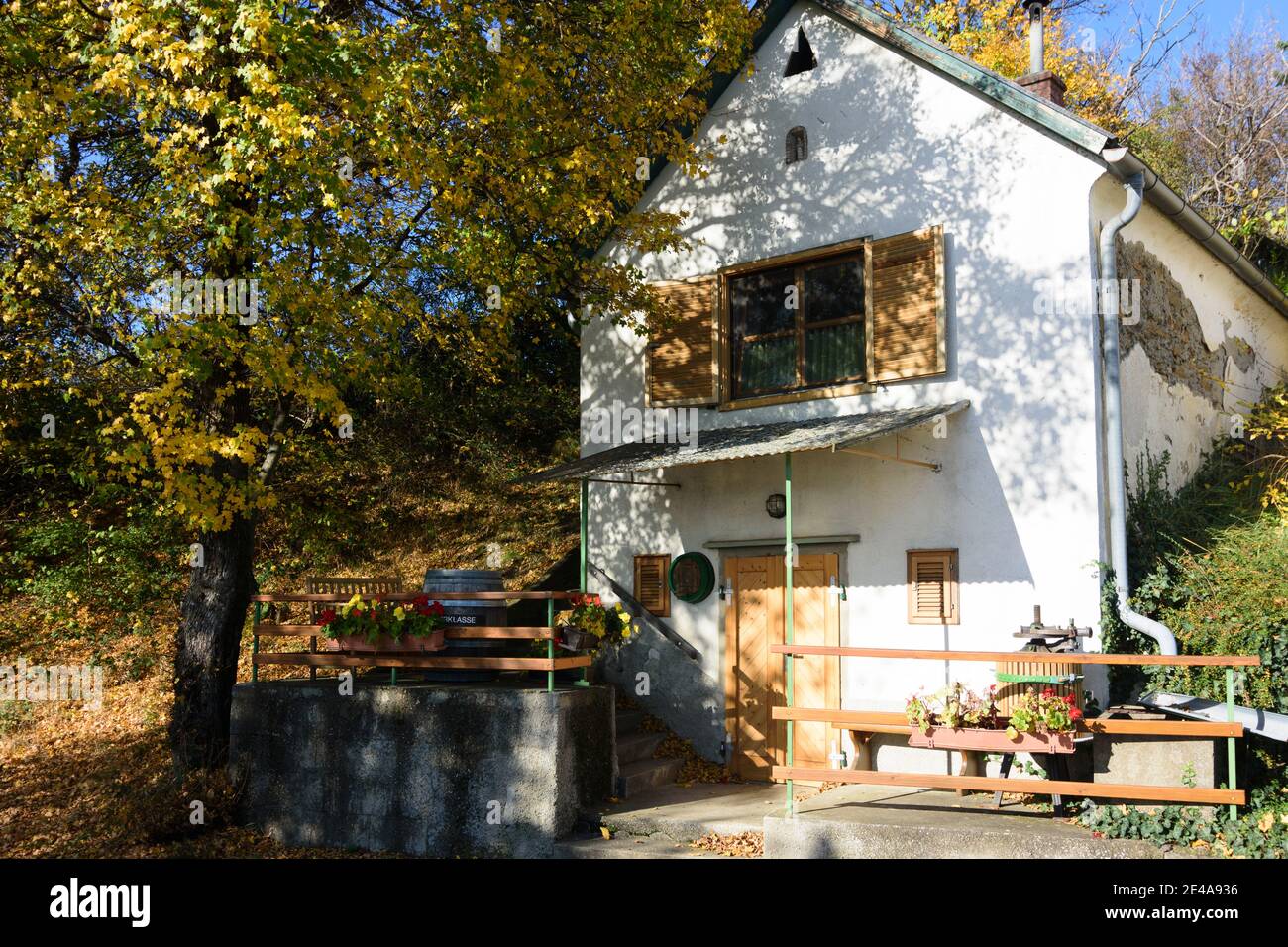 Rechnitz, historic house in vineyard Weingebirge, Southern Burgenland, Burgenland, Austria Stock Photo
