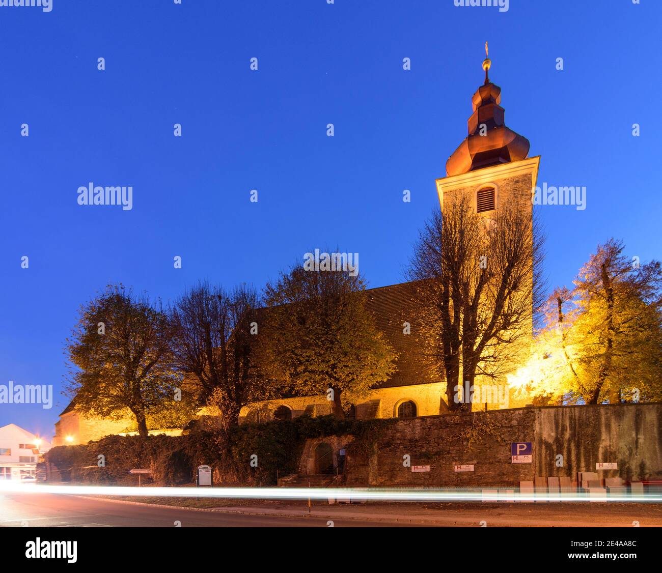 Maria-Anzbach, church Maria-Anzbach in Wienerwald / Vienna Woods, Niederösterreich / Lower Austria, Austria Stock Photo