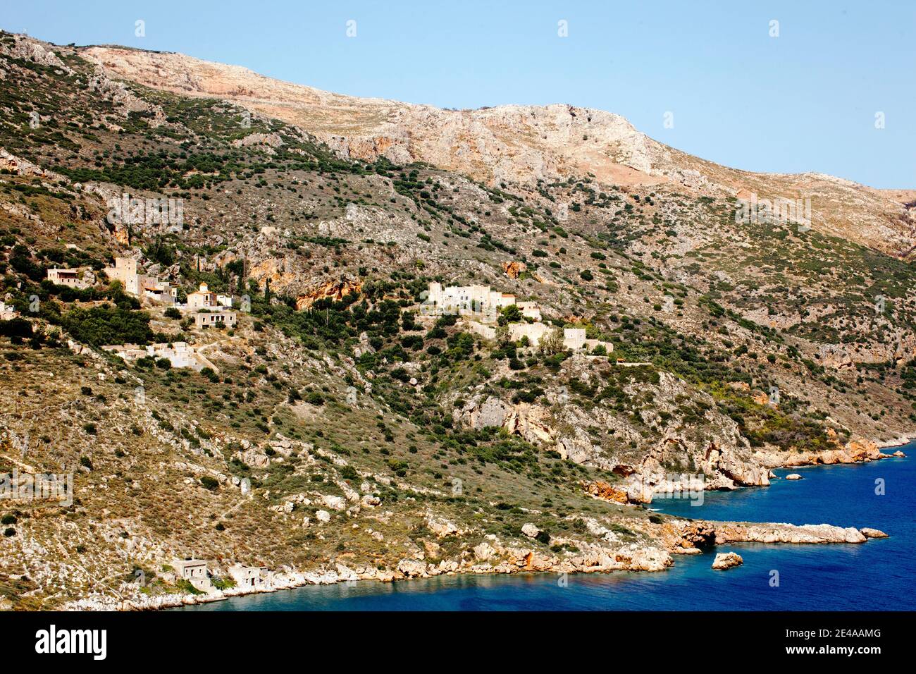 Griechenland, Peloponnes, Zweiter Finger Stock Photo