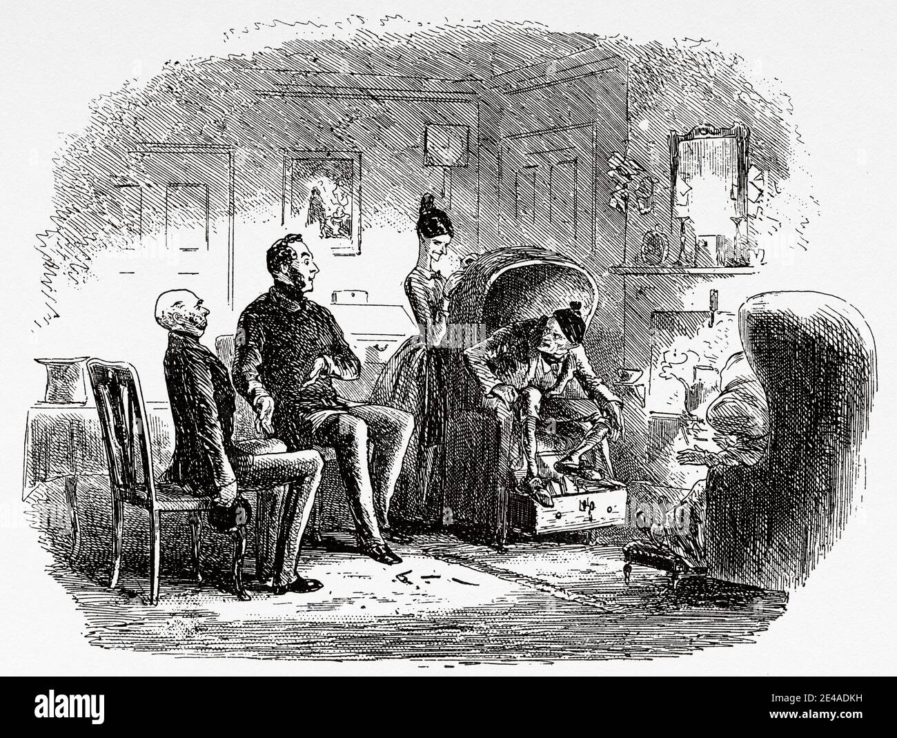 Mr smallweed breaks the pipe of peace hires stock photography and images Alamy