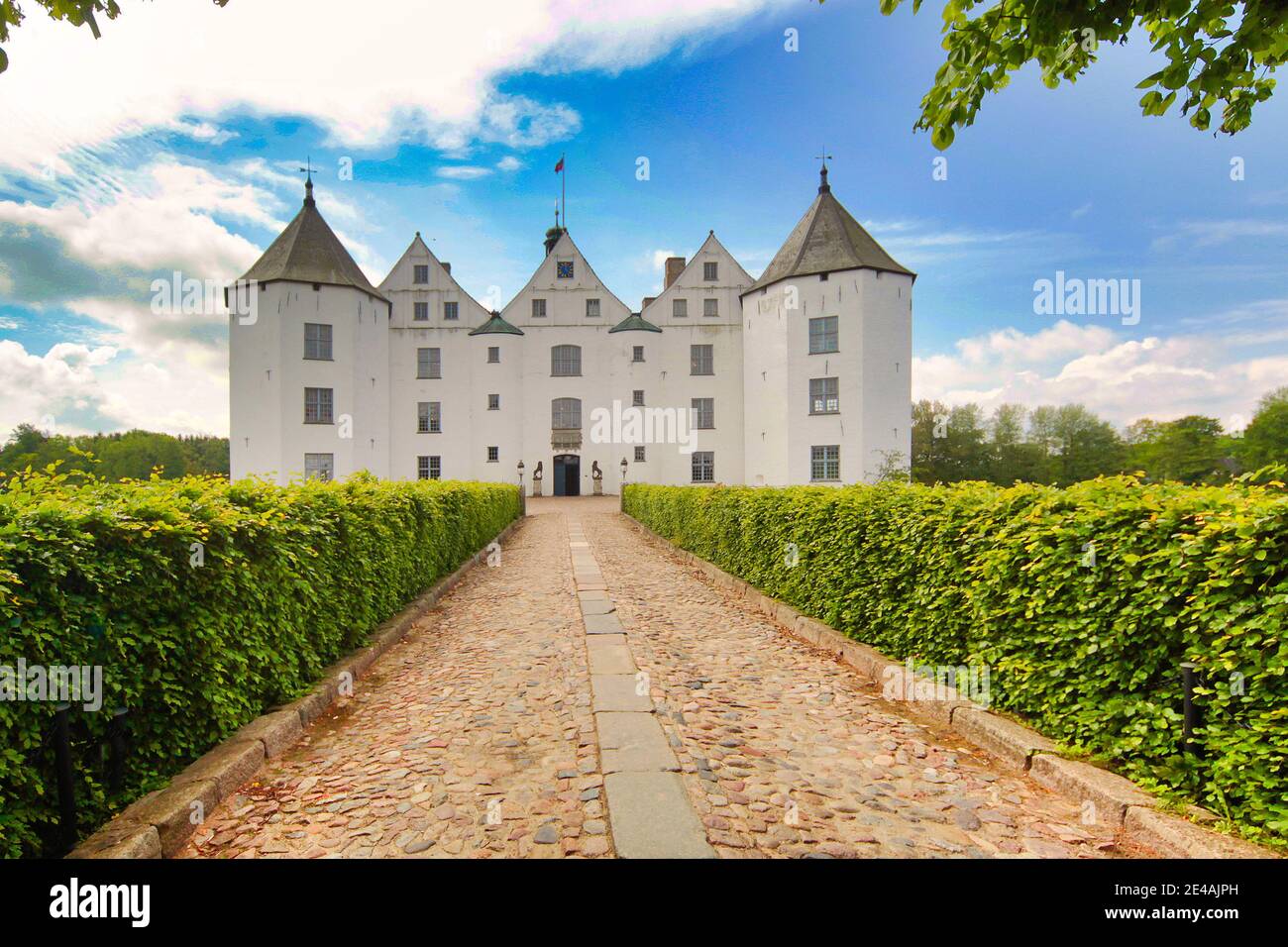 The Castle Glücksburg in Schleswig-Holstein, Germany Stock Photo