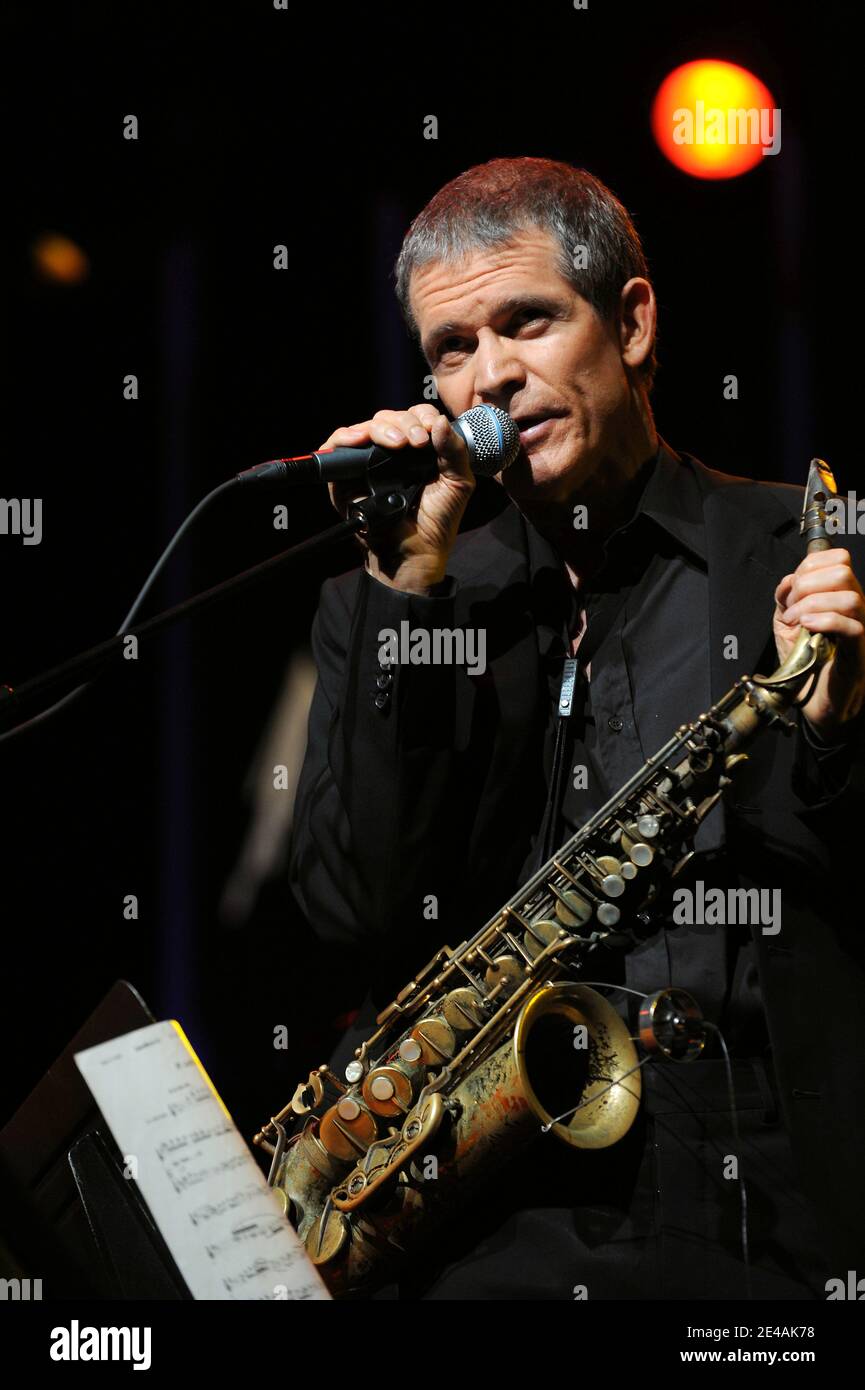 David Sanborn performs during the Montreux Jazz Festival in Montreux
