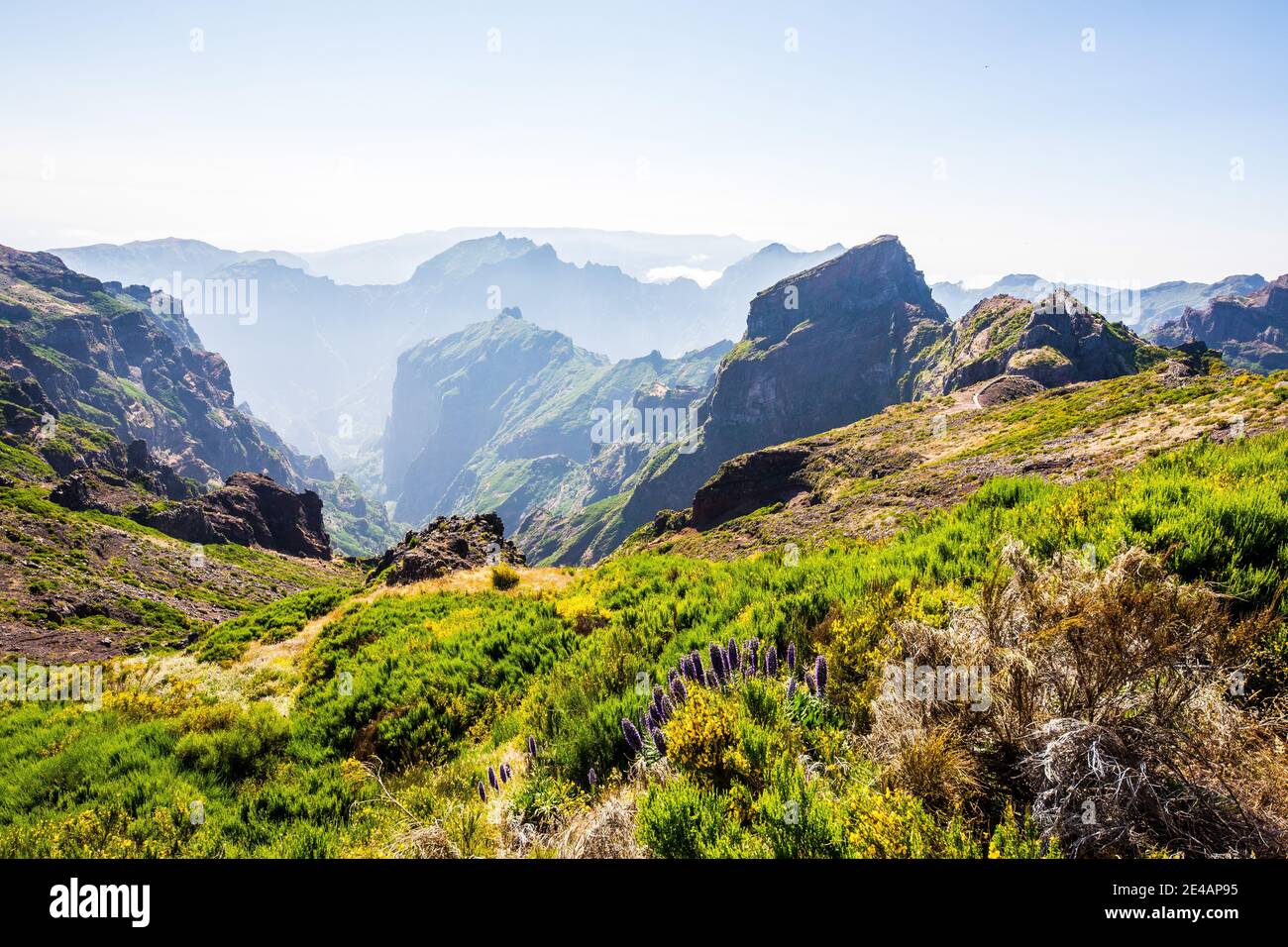 The Pico do Arieiro, Madeira, Portugal, Europe Stock Photo