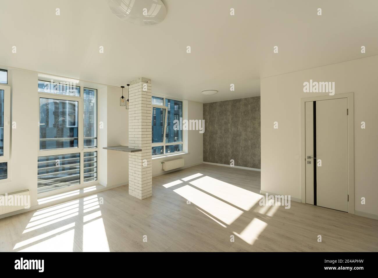 new renovation in a small apartment Stock Photo - Alamy