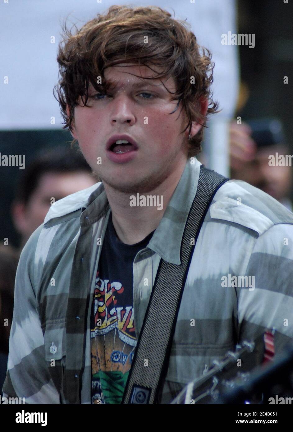 Kings of Leon perform live on The Today Show in New York City on July 31, 2009. Photo by