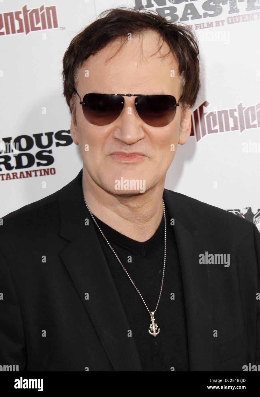 'Quentin Tarantino arrives for The Los Angeles Premiere of ''Inglourious Basterds'' held at Grauman's Chinese Theatre in Hollywood, CA, USA on August 10, 2009. Photo by Tony DiMaio/ABACAPRESS.COM' Stock Photo