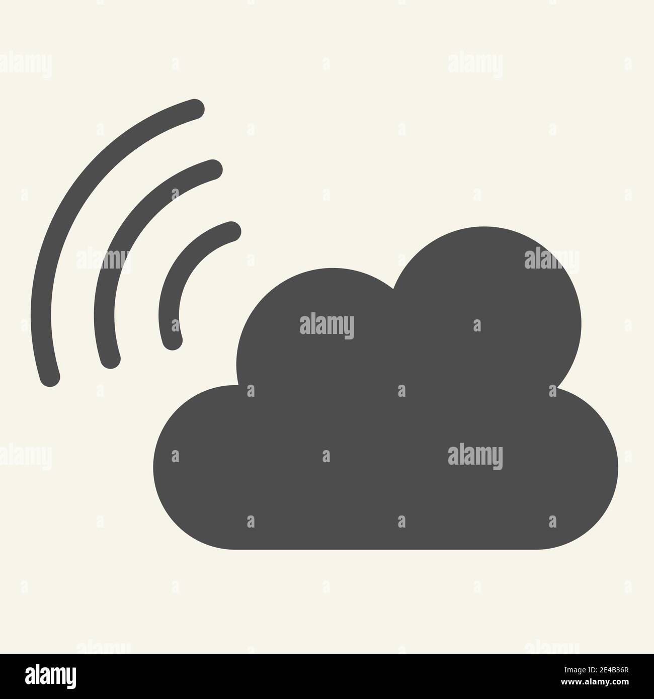 Cloud icon, outline and solid vector illustration Stock Vector Image ...