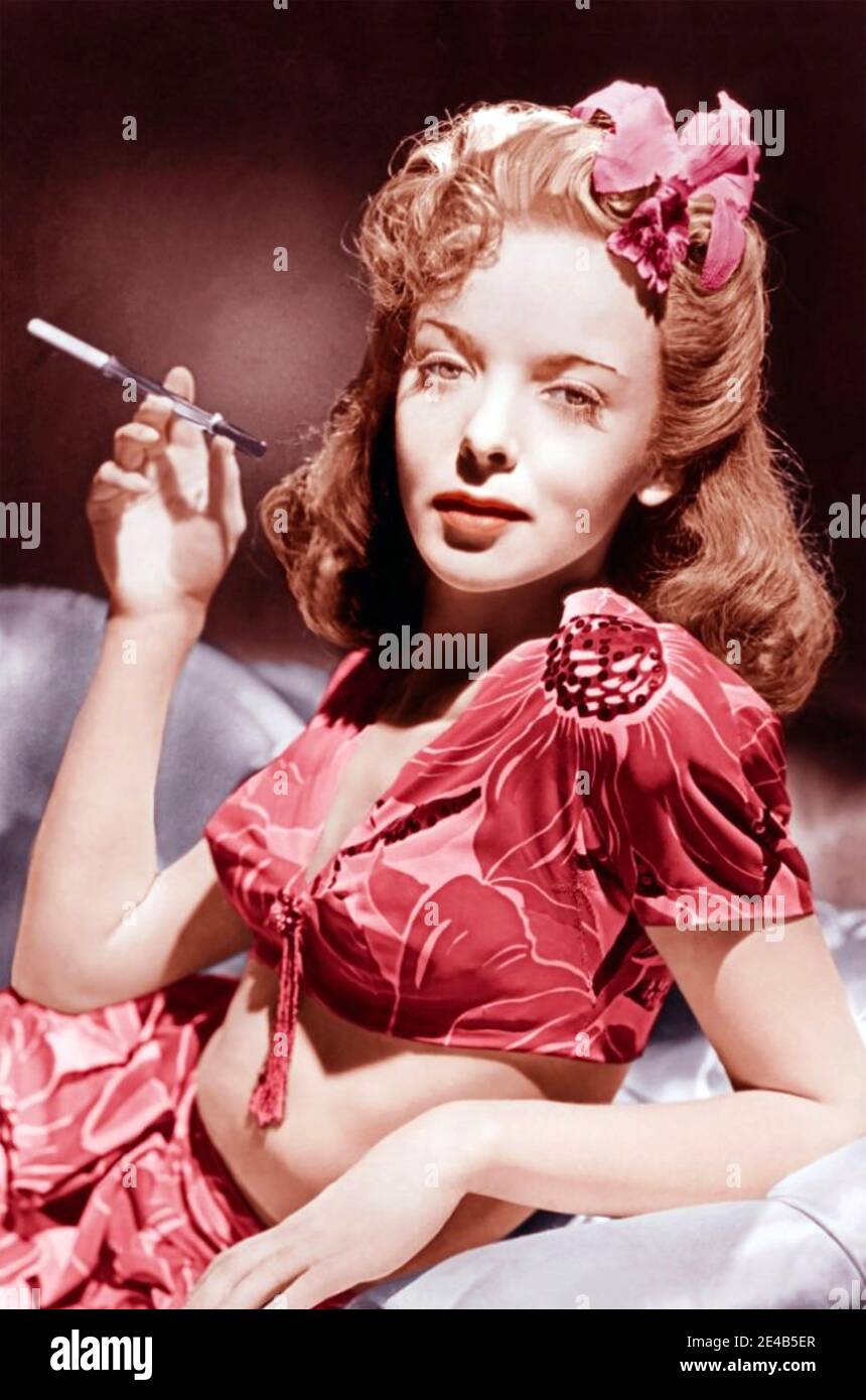 IDA LUPINO (1918-1995) Anglo-American film actress about 1943 Stock Photo