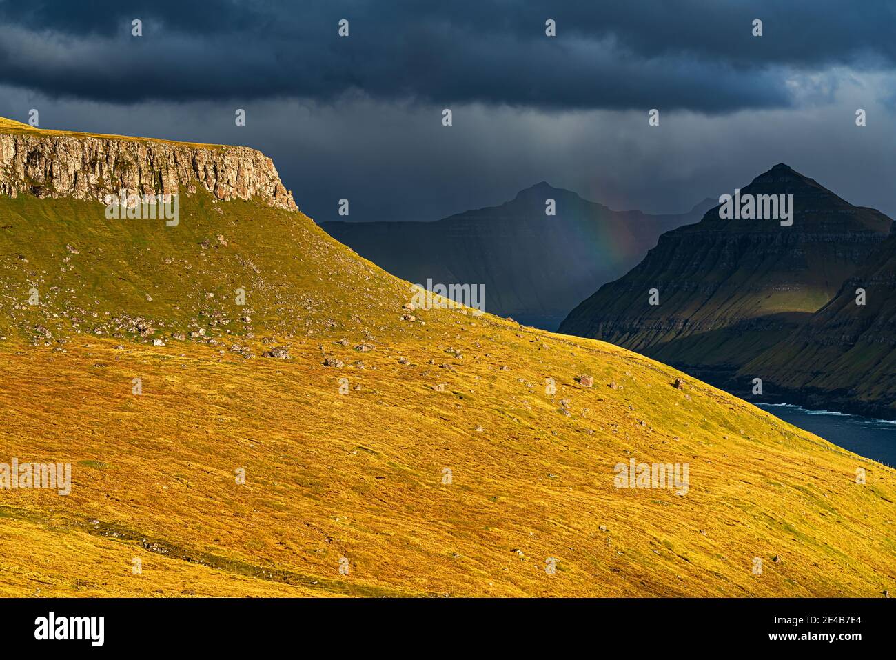 Highlands, Eysturoy Island, Faroe Islands Stock Photo