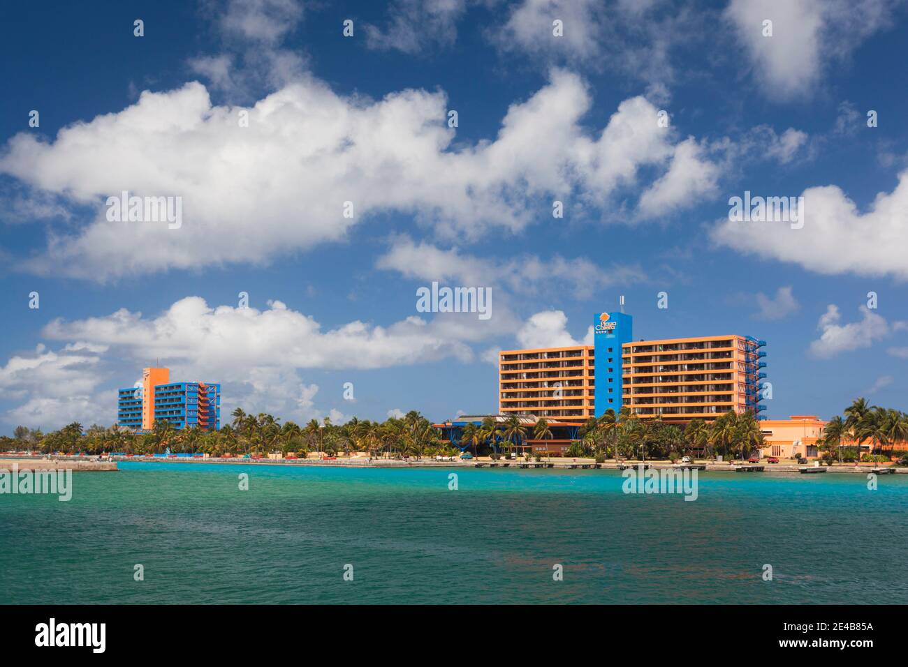 Hotel Gran Caribe Puntarena and Playa Caleta on Varadero Beach, Varadero, Matanzas Province, Cuba Stock Photo