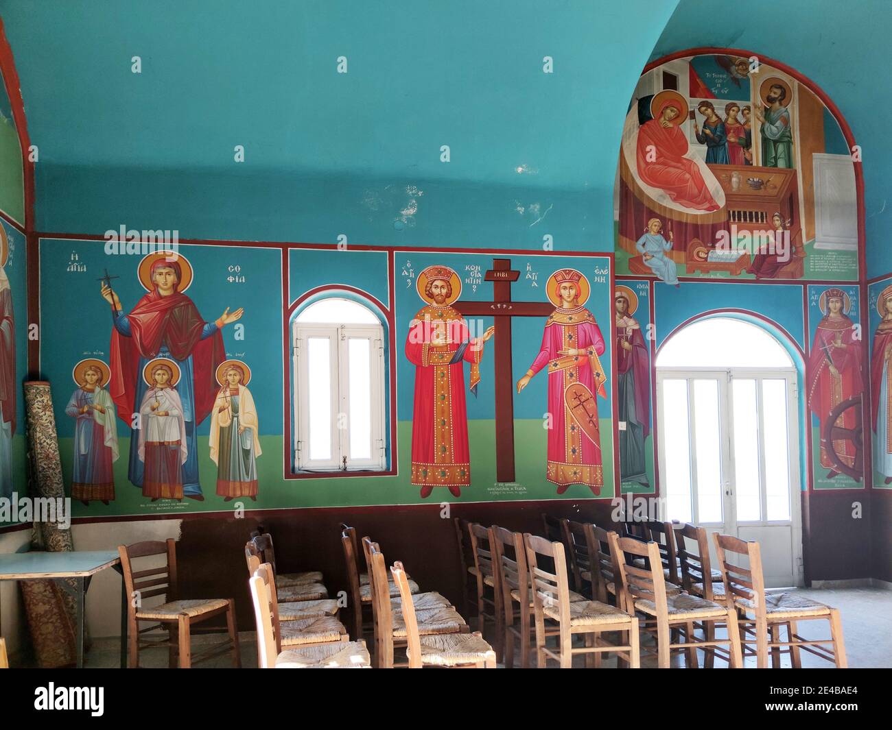 Interior Of A Greek Orthodox Church High Resolution Stock Photography ...