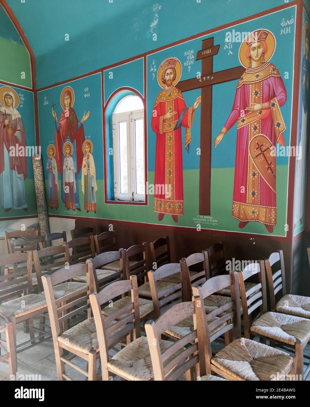 Interior of a greek orthodox church hi-res stock photography and images ...