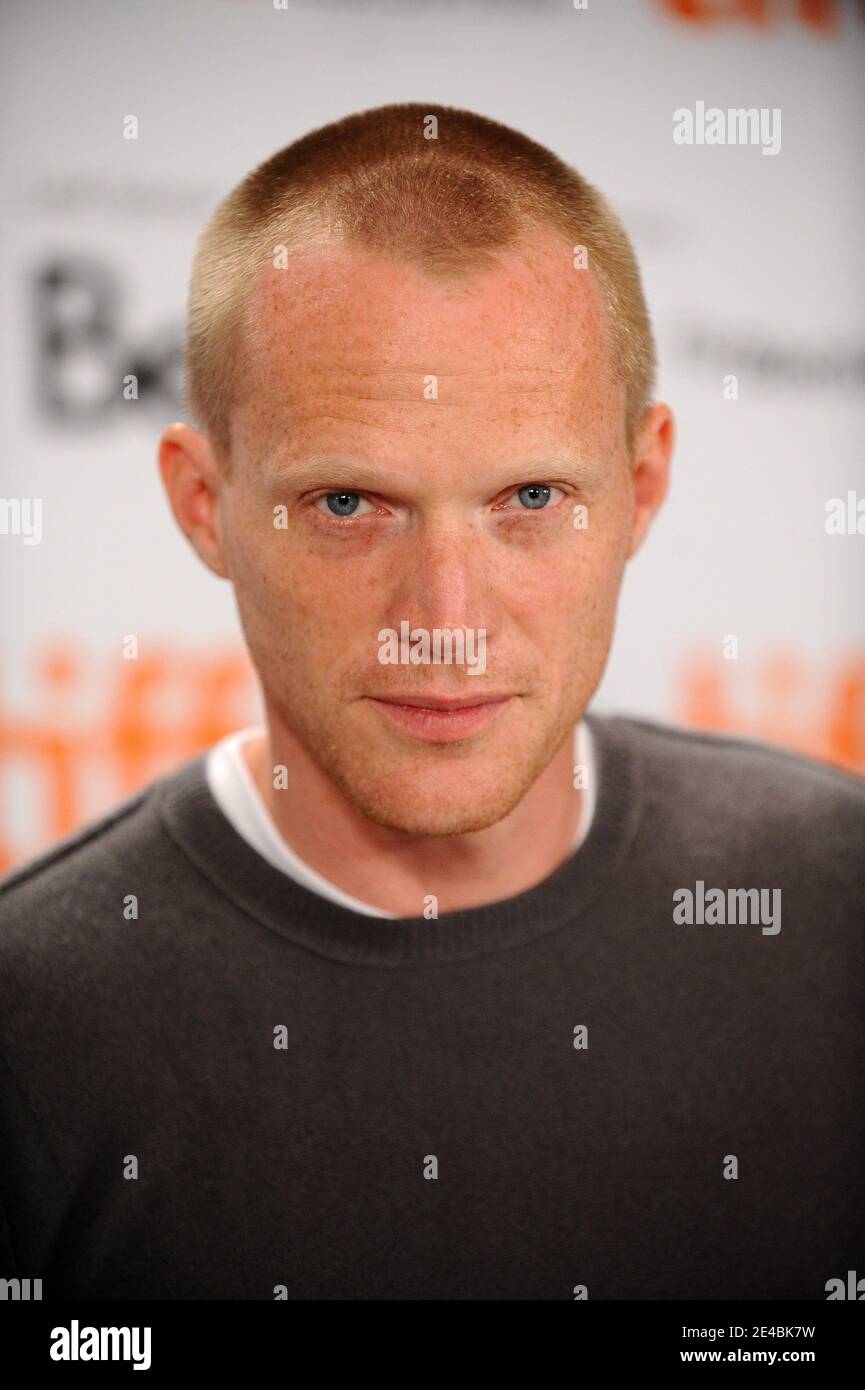 Paul Bettany attends the Press Conference of ""Creation"" at the 34th  Toronto International Film Festival in Toronto, Canada on September 11,  2009. Photo by Lionel Hahn/ABACAPRESS.COM Stock Photo - Alamy