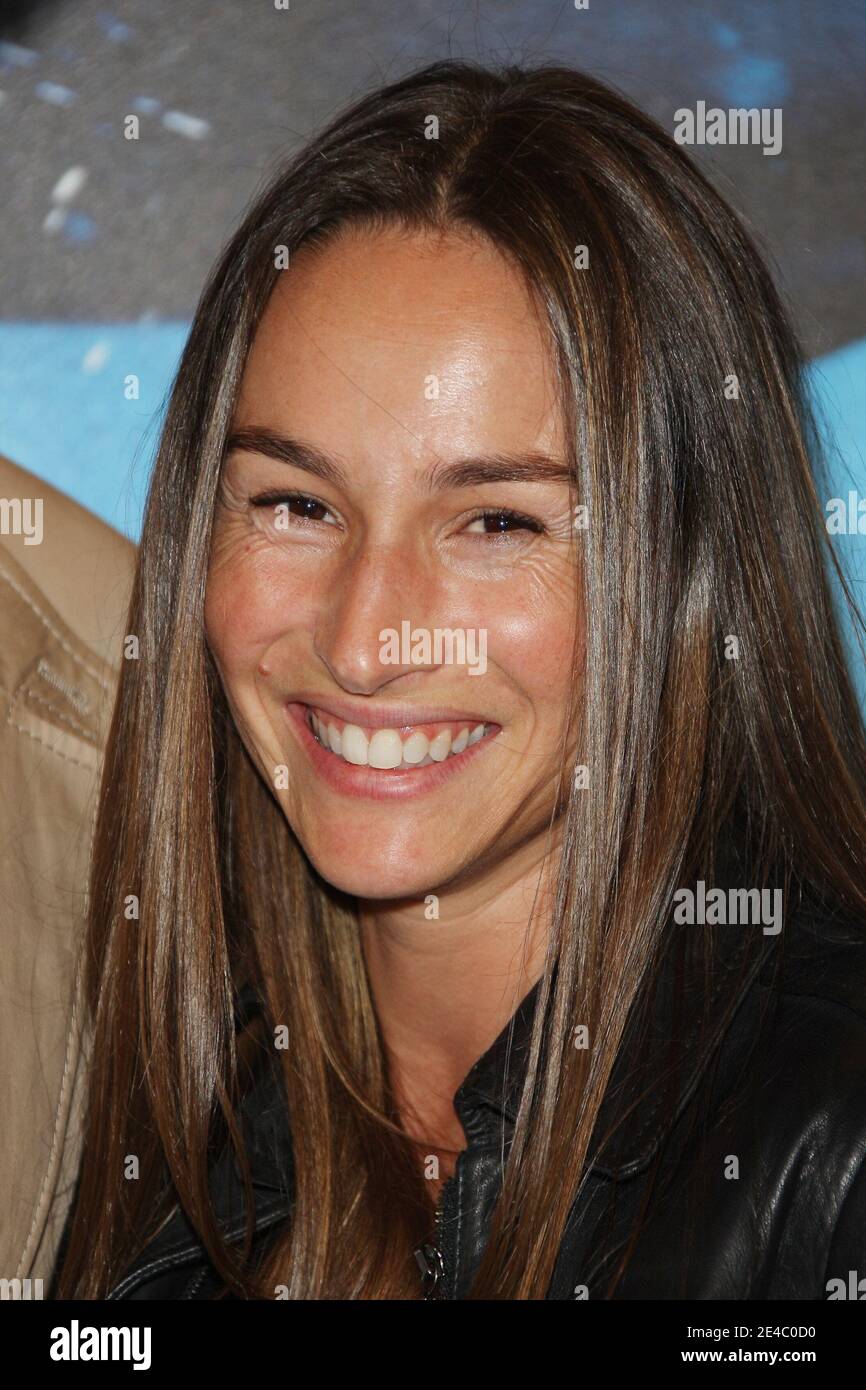 Vanessa Demoy poses during the premiere of 'The Cove' held at Publicis ...