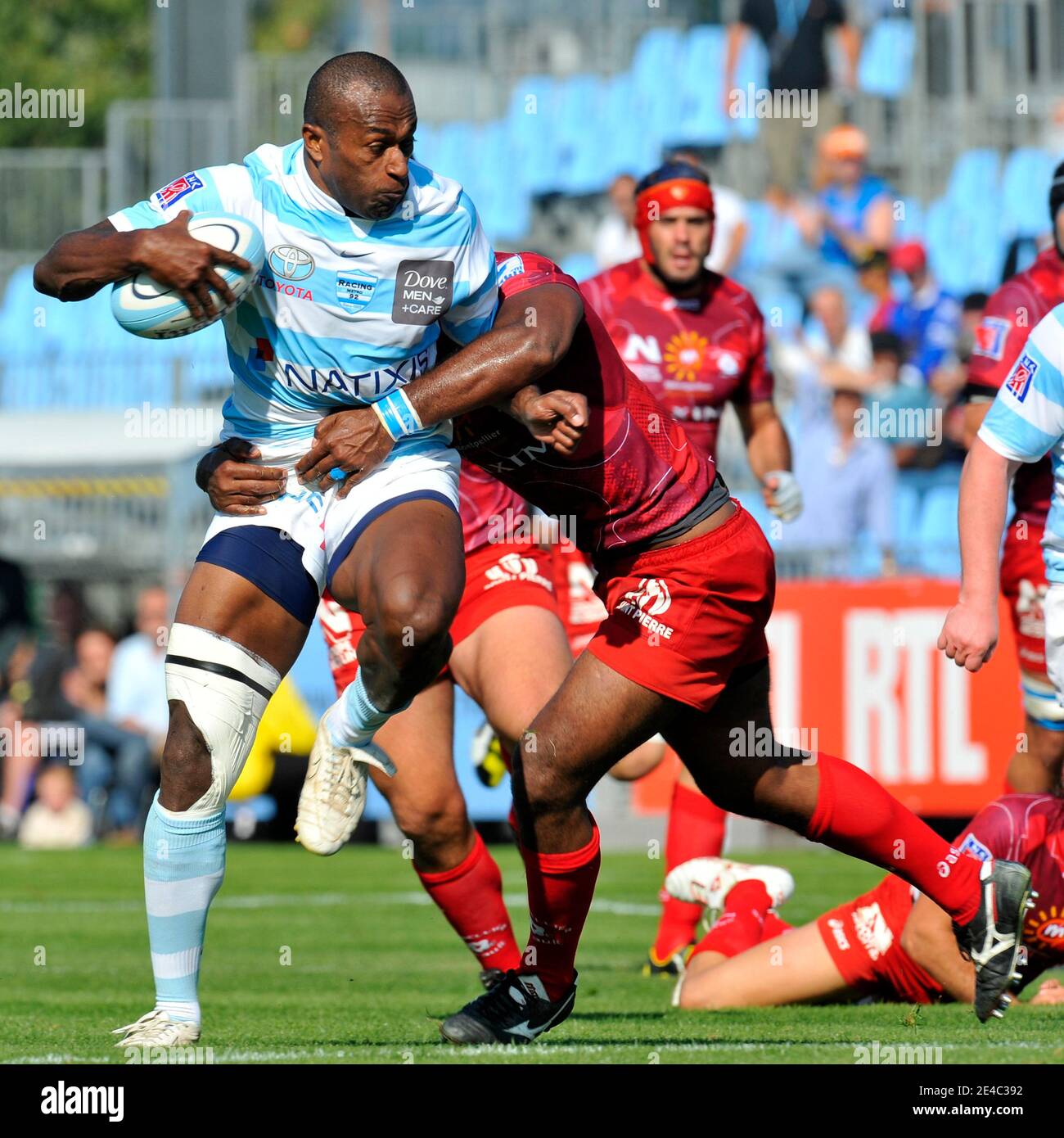 ÉCHARPE LOU RUGBY Racing 92 Lyon Matmut Stadium (67) EUR 23,90 - FR