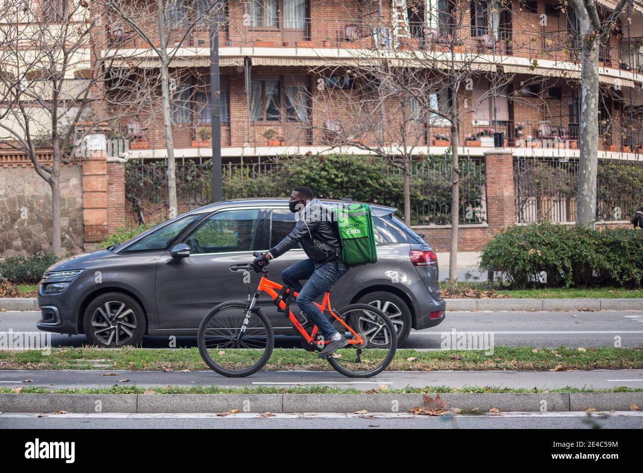 Barcelona, Catalonia, Spain. 22nd Jan, 2021. Uber Eats app 