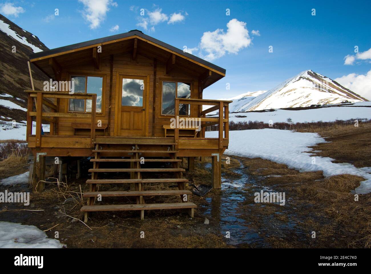 rental cabin In the Chugach National Forest up in Alaska, by