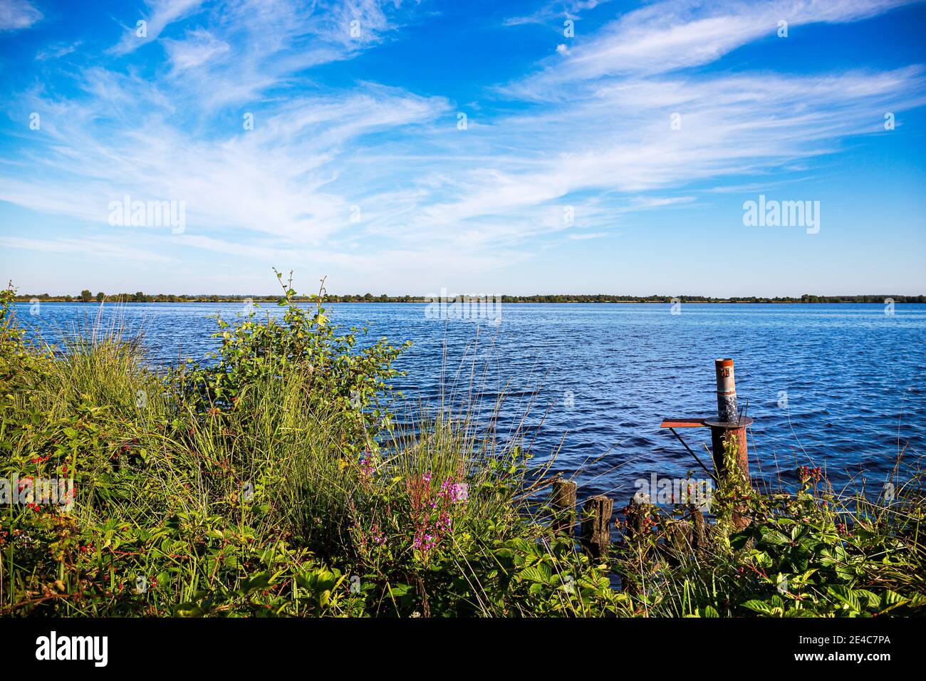 The region Ewiges Meer near the city Aurich in eastfrisia. Stock Photo