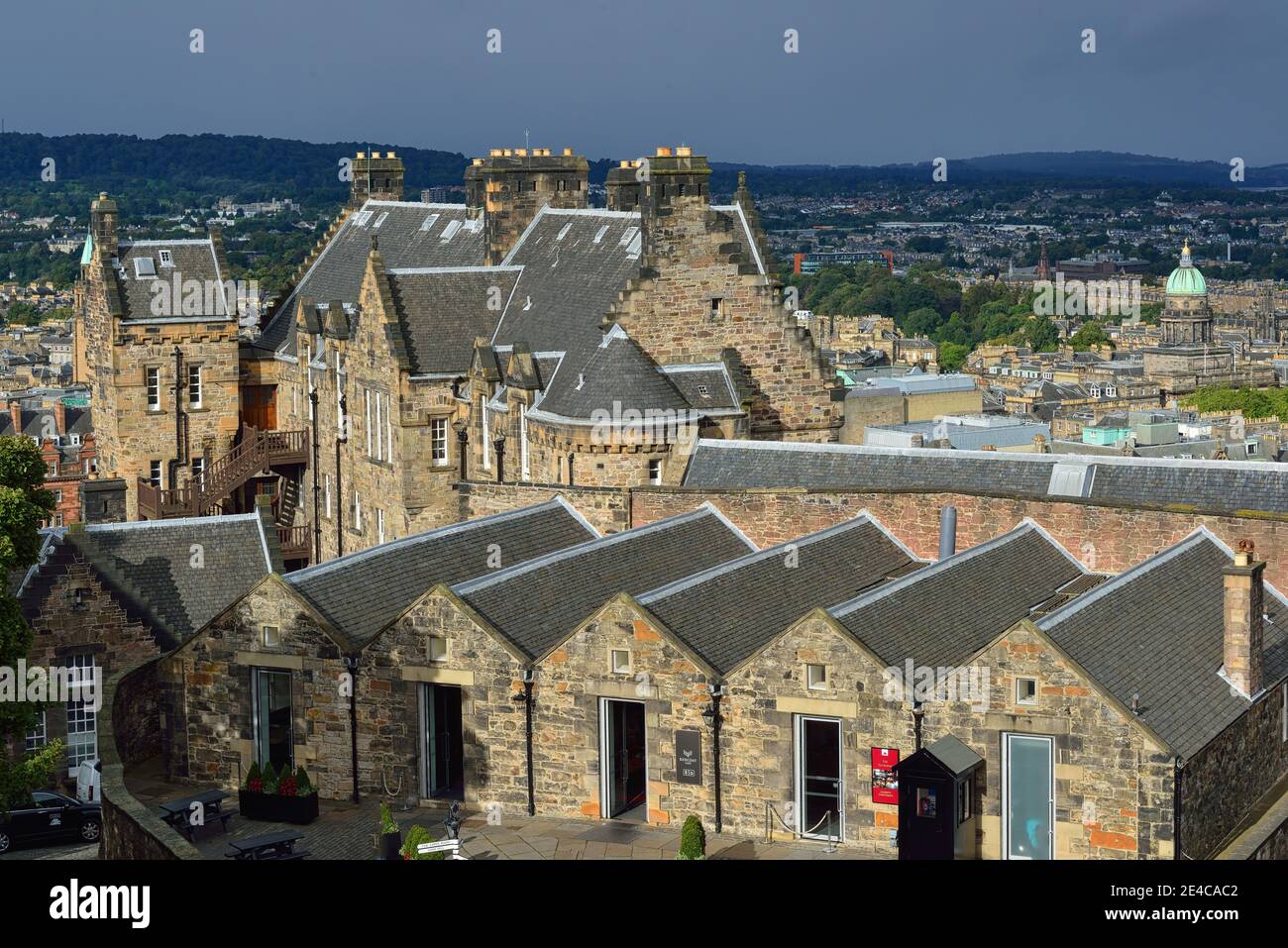 Edinburgh Castle, Scotland, British Isles Great Britain, Europe Stock Photo