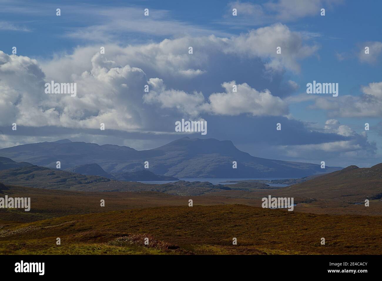 Landscape in the Scottish Highlands, United Kingdom, Great Britain, British Isles Stock Photo
