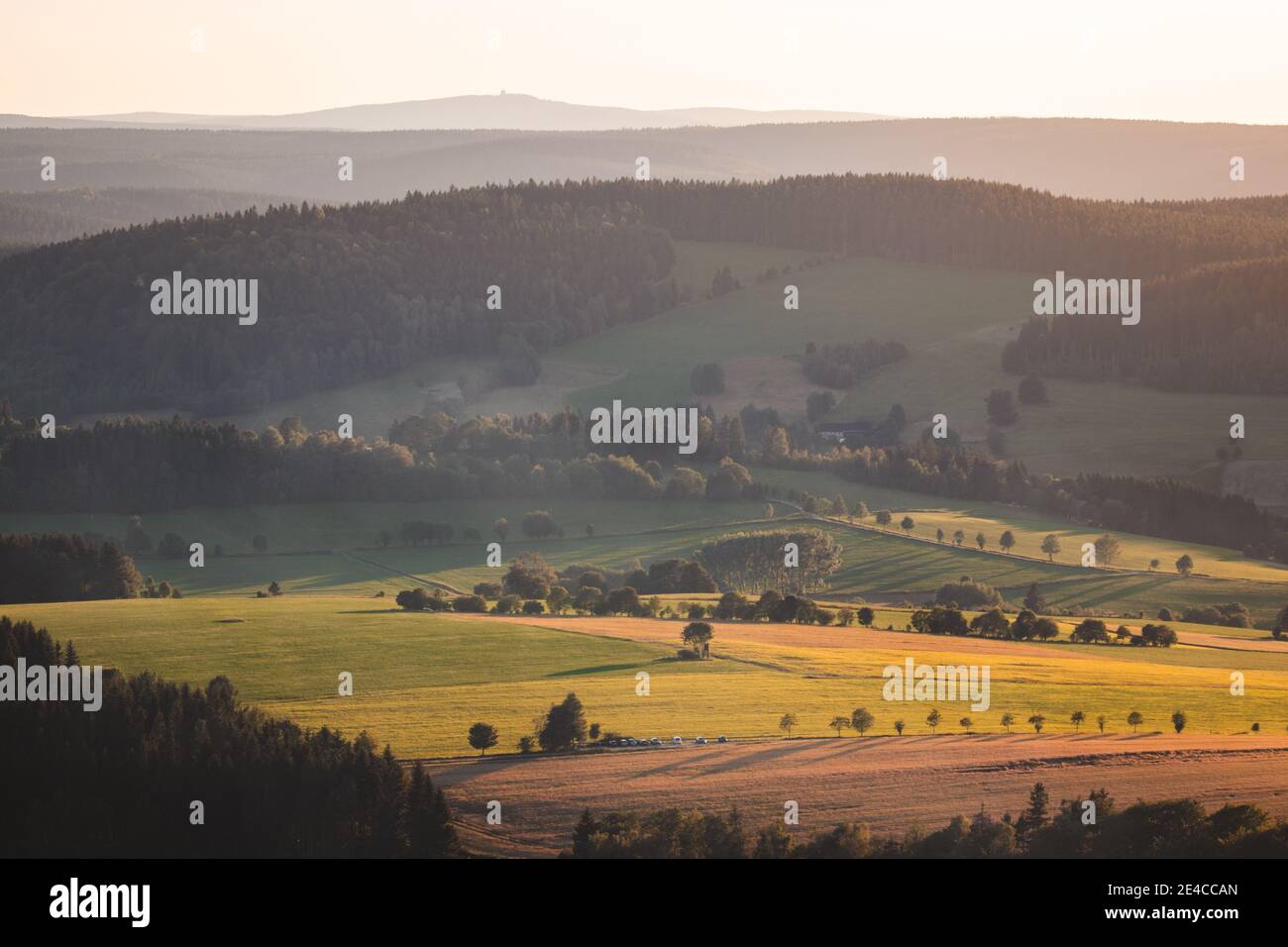 Germany, Saxony, Ore Mountains, Bärenstein Stock Photo