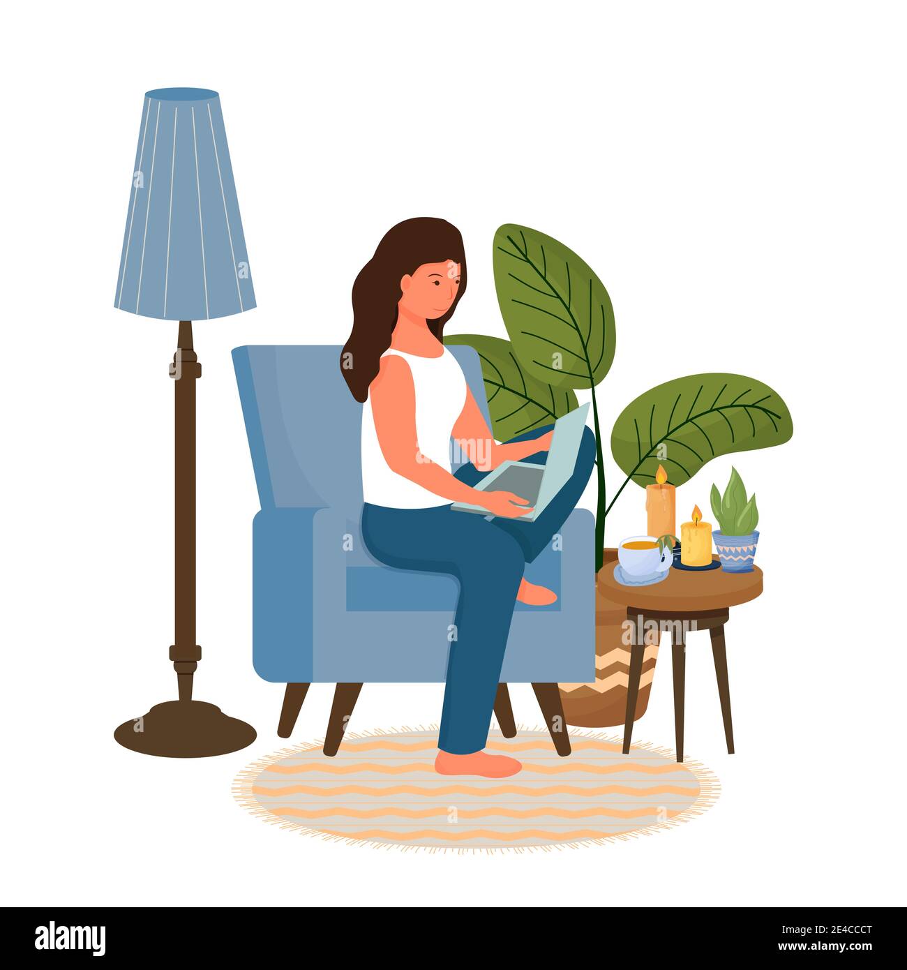 Study of plant Stock Vector Images Alamy