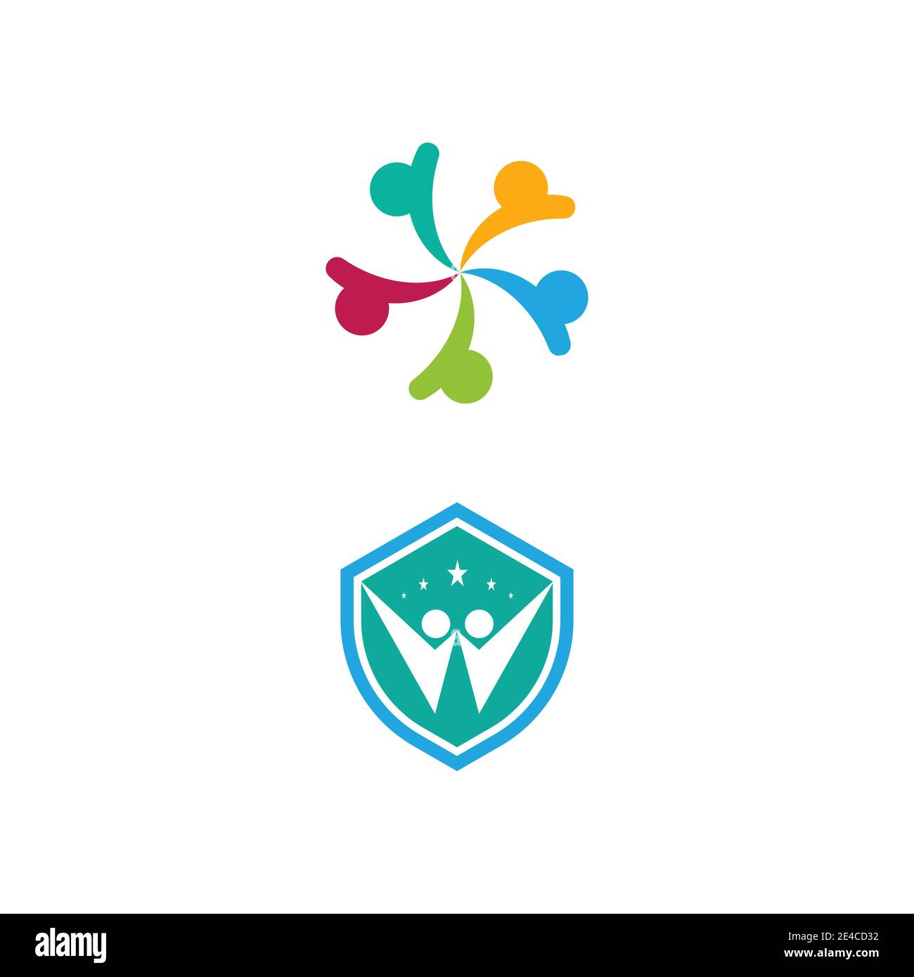 Community Logo Template vector symbol nature Stock Vector Image & Art ...