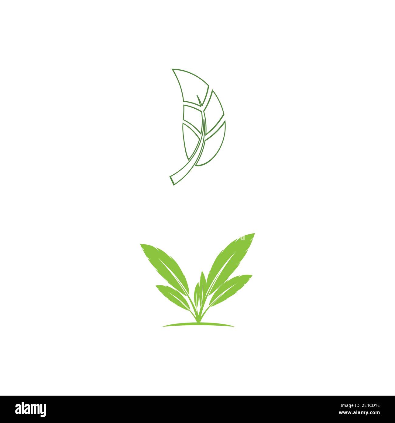 Leaf Logo Template vector symbol nature Stock Vector Image & Art - Alamy