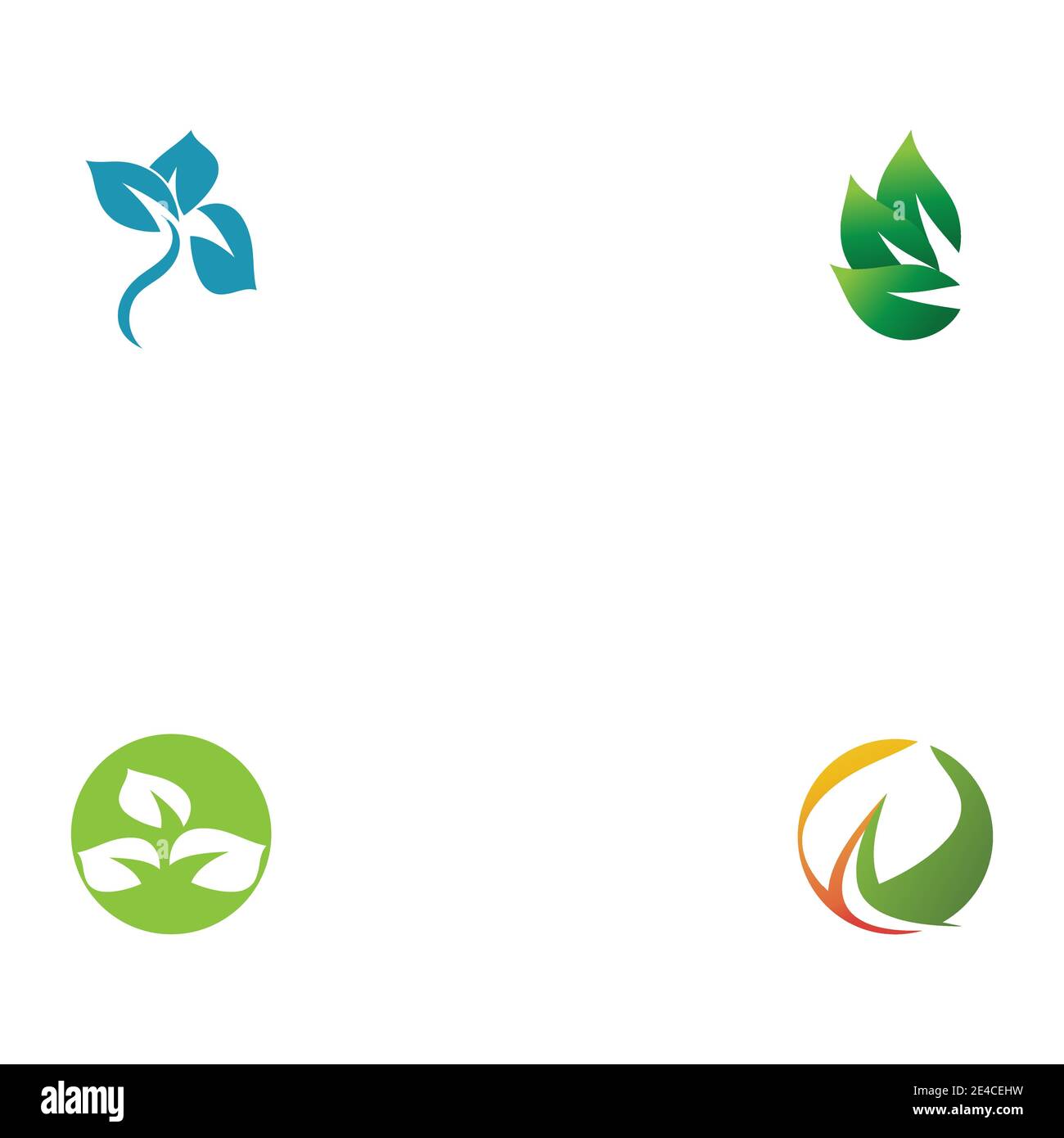 Leaf Logo Template vector symbol nature Stock Vector Image & Art - Alamy