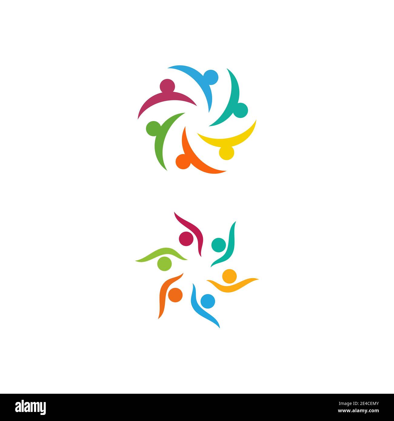 Community Logo Template vector symbol nature Stock Vector Image & Art ...