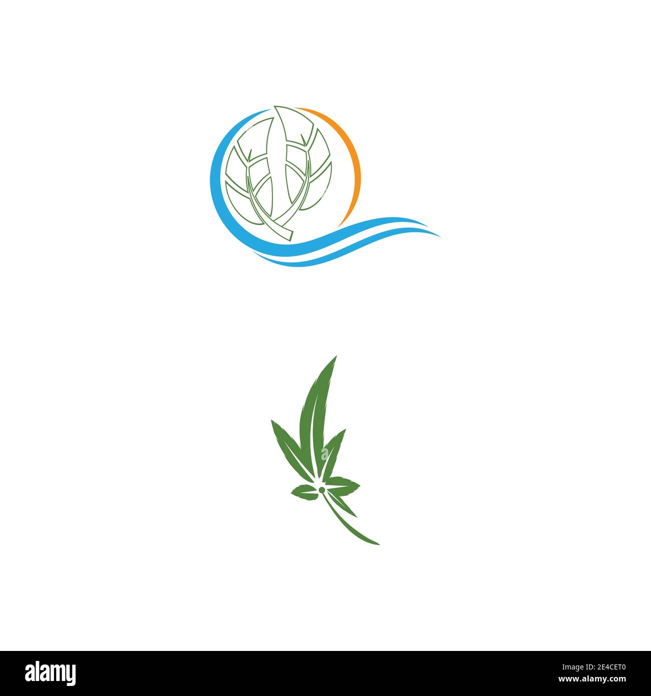 Leaf Logo Template vector symbol nature Stock Vector Image & Art - Alamy