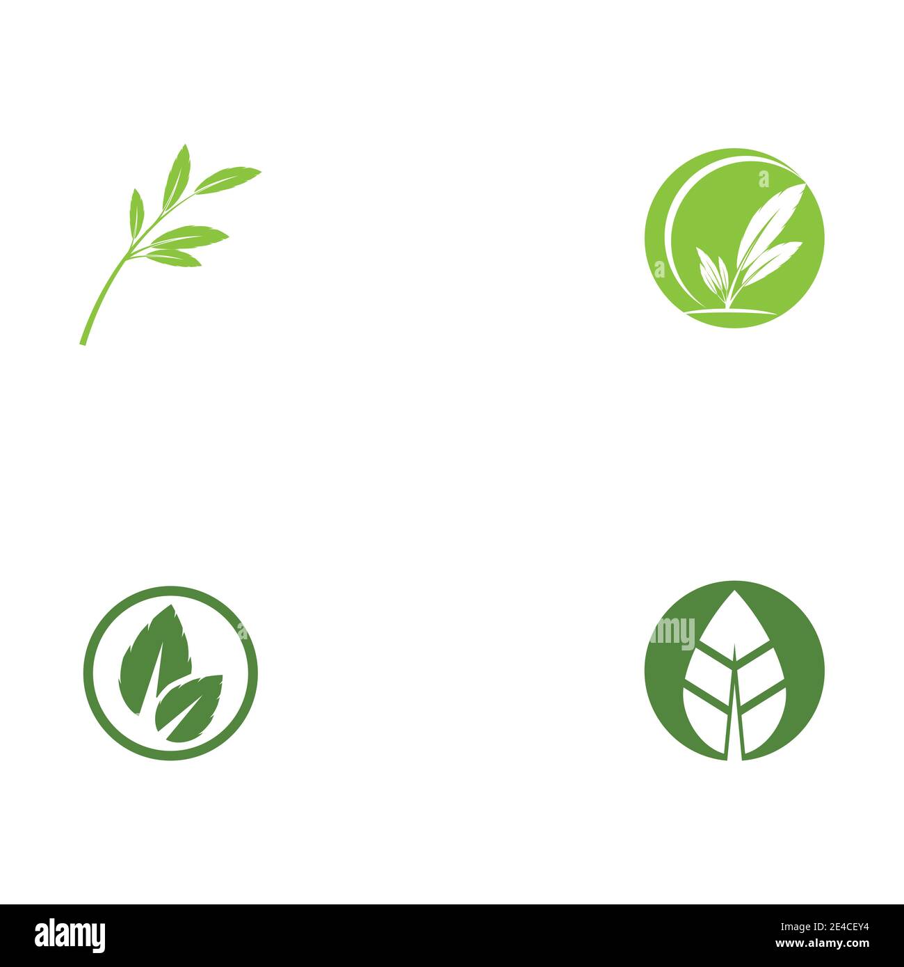 Leaf Logo Template vector symbol nature Stock Vector Image & Art - Alamy