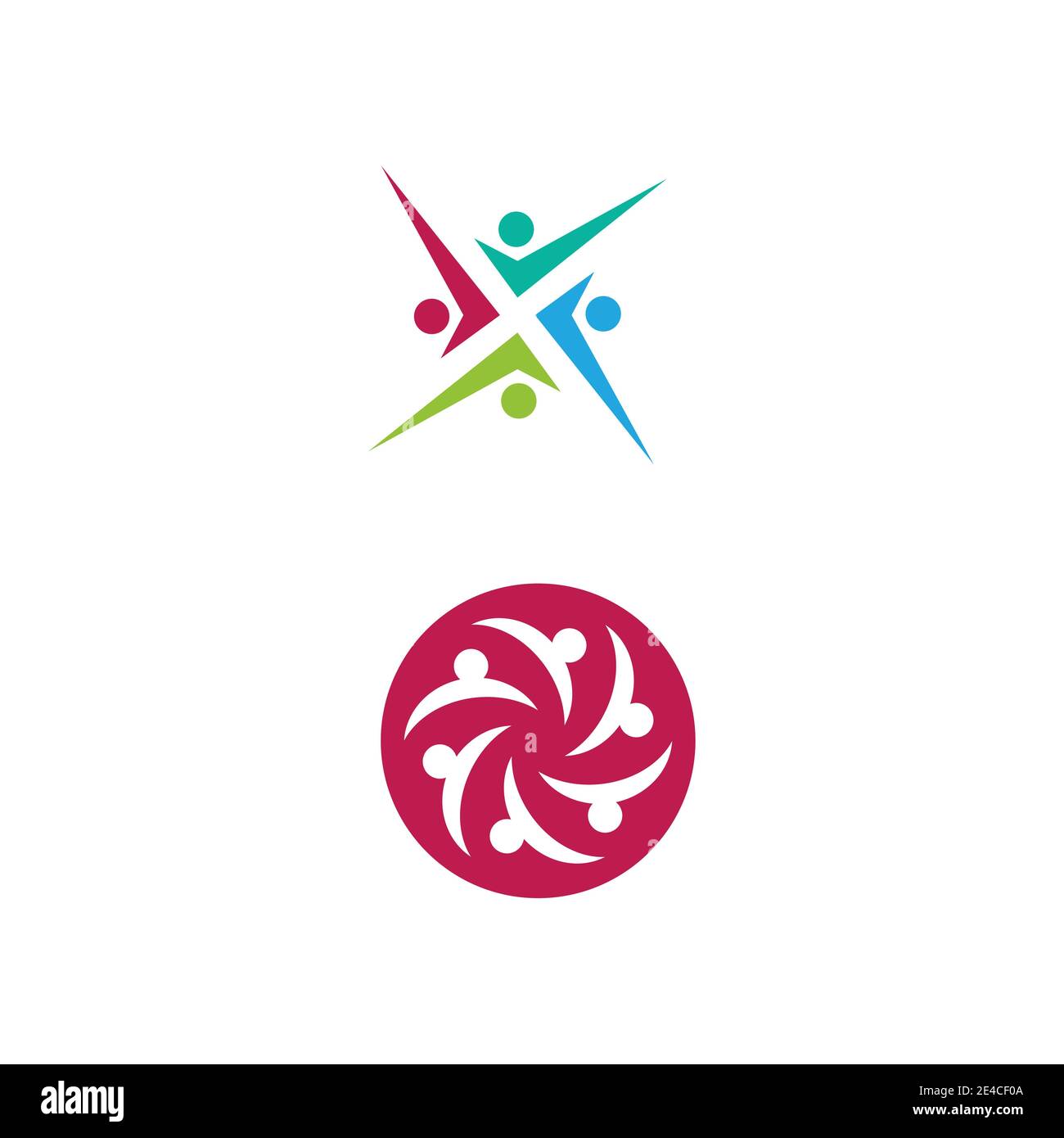 Community Logo Template vector symbol nature Stock Vector Image & Art ...