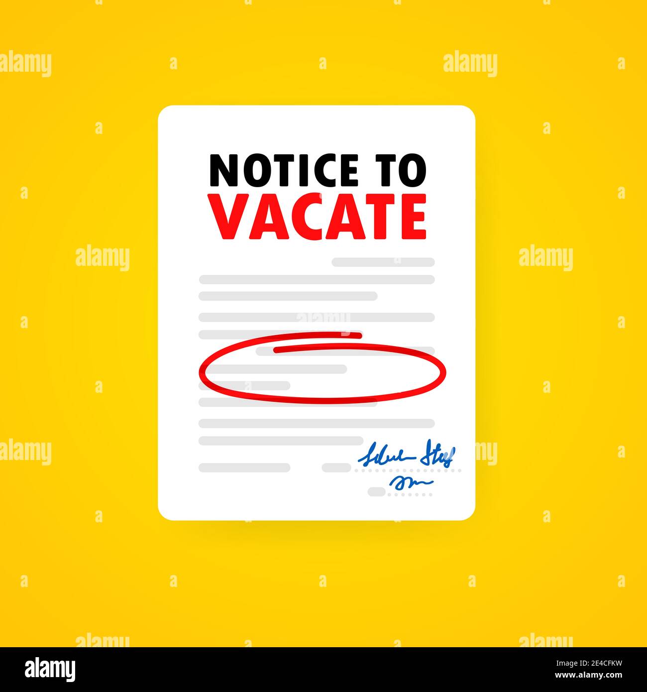 eviction notice stamp high resolution stock photography and images alamy