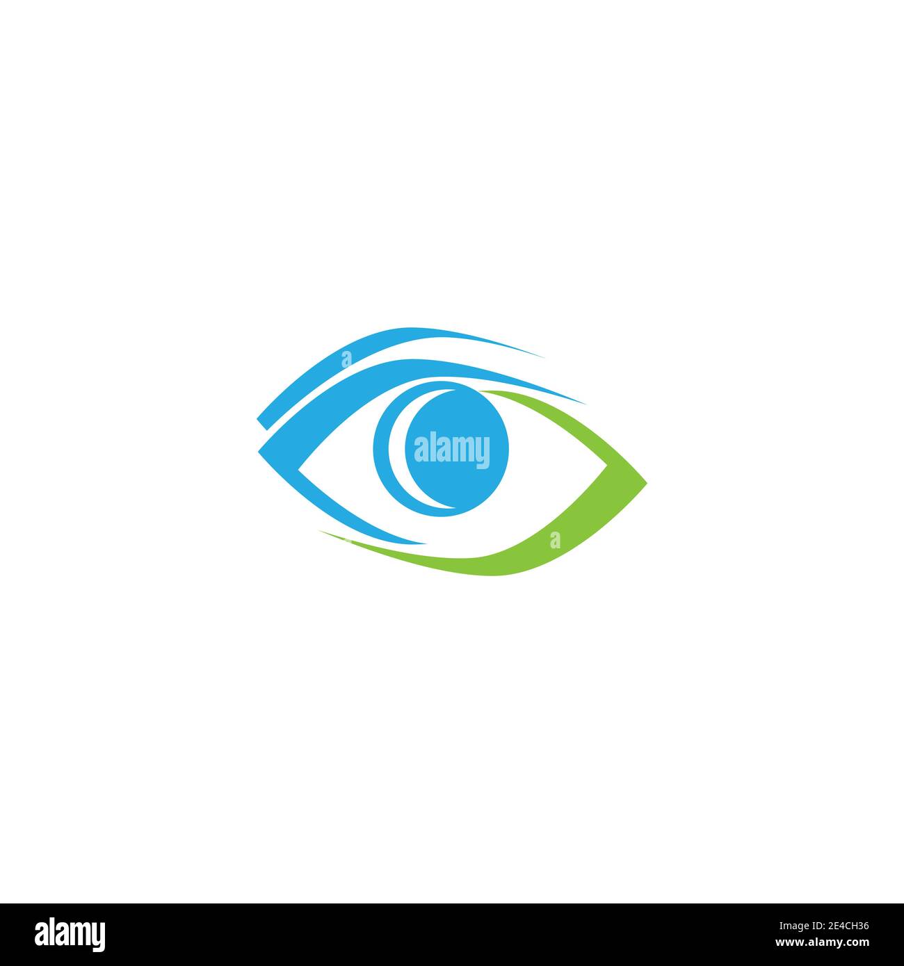 Branding Identity Corporate Eye Care vector logo design Stock Vector ...