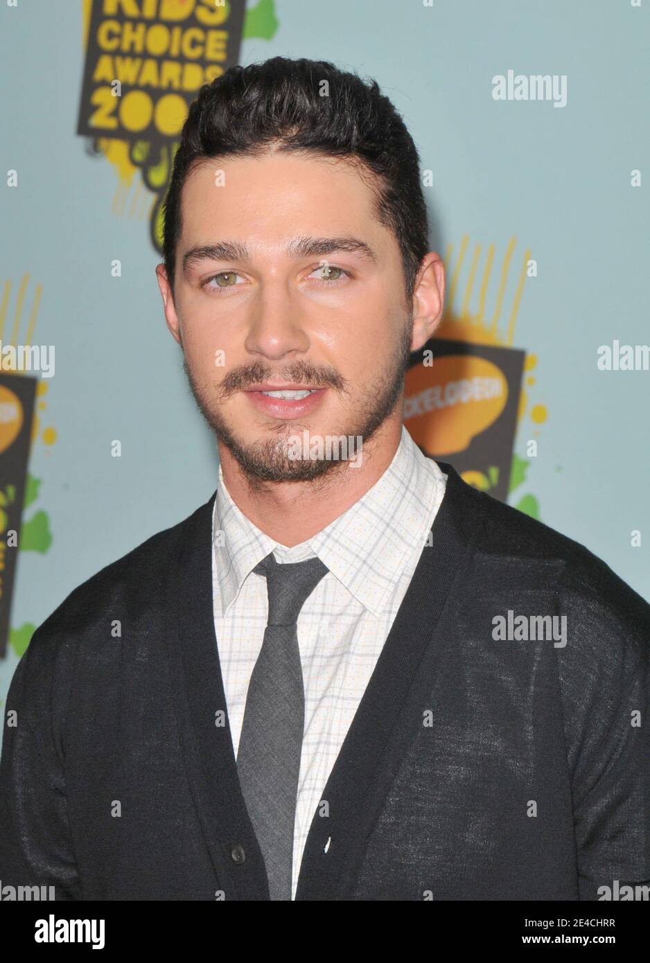 Shia LaBeouf arrives at 2008 Nickelodeons Kids Choice Awards at the Pauley  Pavilion on March 29, 2008 in Los Angeles Stock Photo - Alamy