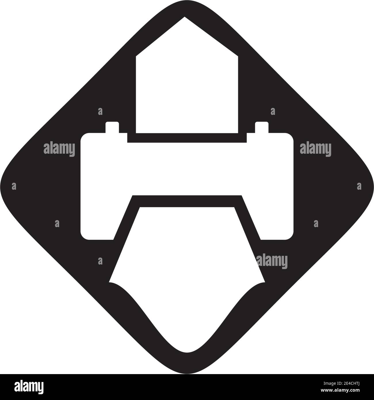 Printer icon logo design vector template Stock Vector