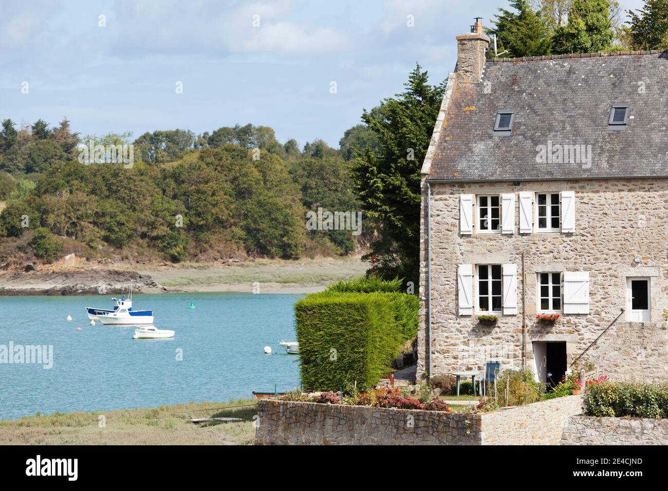 Pointe de la Pepinais between Saint Cast le Guildo and St. Jacut de la Mer in Brittany, France. Stock Photo